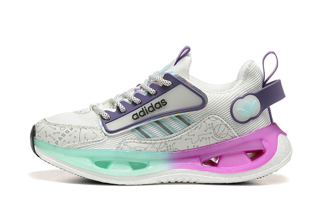 Women's Running Weapon Galaxy dama White/Green/Purple Shoes 019